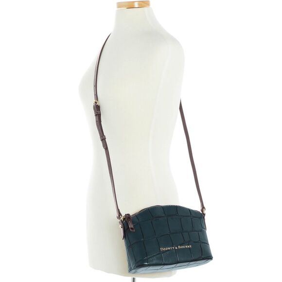 Dooney & Bourke Denison Ruby Crossbody Shoulder Bag - Deep Teal - Picture 4 of 4